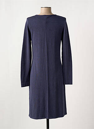 Robe mi-longue manches longues manches longues bleu OLSEN femme