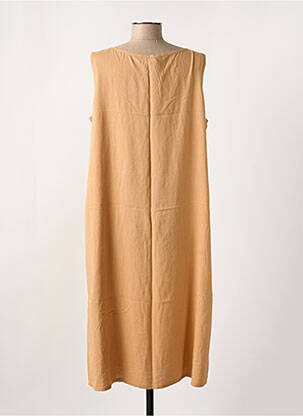 Robe mi-longue sans manche sans manche beige C. BY BEA femme