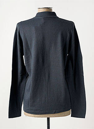 Pull coupe droite manches longues vert ELLEMME femme