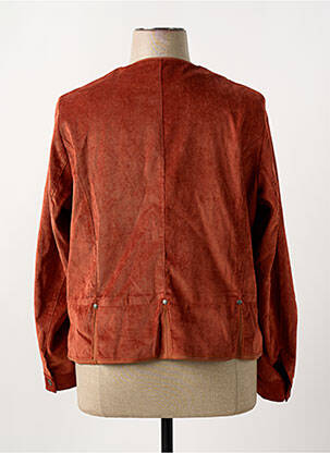 Veste casual poches orange MERI & ESCA femme