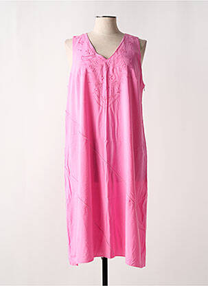 Robe mi-longue sans manche sans manche rose C. BY BEA femme