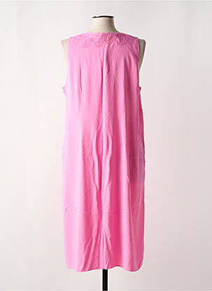 Robe mi-longue sans manche sans manche rose C. BY BEA femme