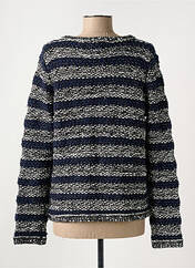 Gilet manches longues bleu LOU LOU BY NALO pour femme seconde vue