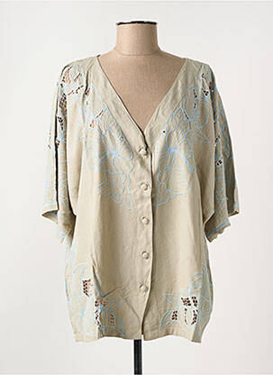 Chemisier beige C. BY BEA pour femme