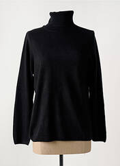 Pull col roulé noir CASHMERE FEELING pour femme seconde vue
