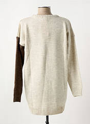 Pull tunique beige OMC pour femme seconde vue