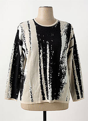 Pull beige SIGNATURE pour femme