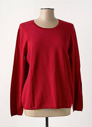 Pull rouge M.X.O pour femme