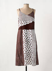 Robe longue marron CLODINE pour femme seconde vue