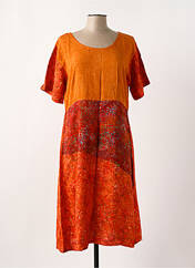 Robe mi-longue orange C. BY BEA pour femme seconde vue