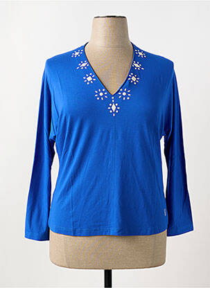 T-shirt bleu PIER BÉ pour femme