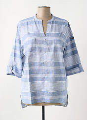 Tunique manches longues bleu BATELA pour femme seconde vue