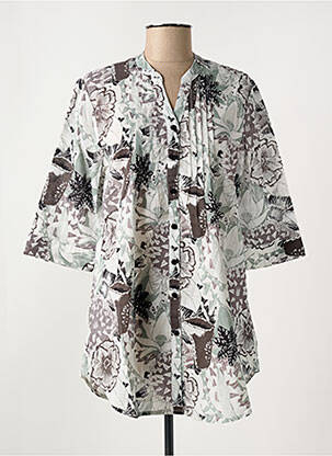 Tunique manches longues vert AGATHE & LOUISE pour femme