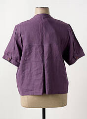 Veste casual violet OPALINE pour femme seconde vue