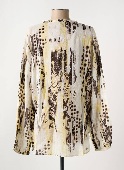 Blouse manches longues manches longues jaune OLSEN femme