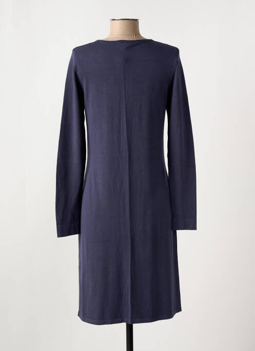 Robe mi-longue manches longues manches longues bleu OLSEN femme