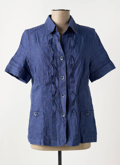Veste casual poches bleu BARBARA LEBEK femme