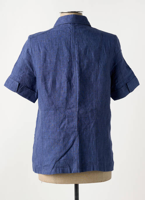 Veste casual poches bleu BARBARA LEBEK femme