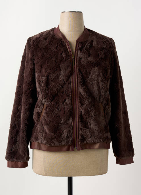 Blouson poches marron GUY DUBOUIS femme
