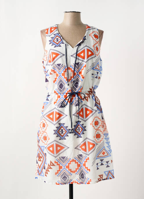 Robe mi-longue blanc MERI & ESCA pour femme