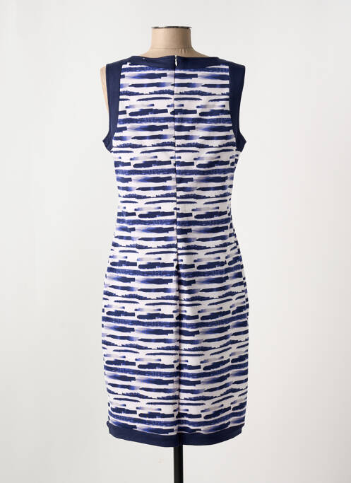 Robe mi-longue bleu SMASHED LEMON femme