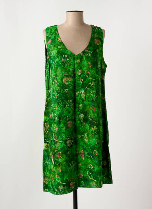 Robe mi-longue vert C. BY BEA pour femme