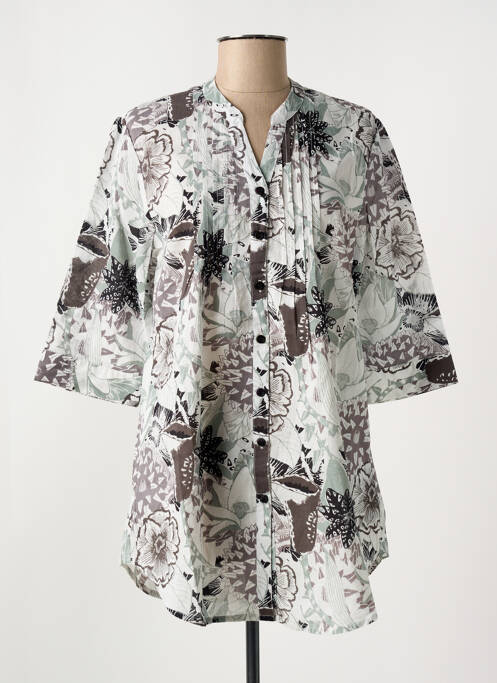 Tunique manches longues vert AGATHE & LOUISE pour femme