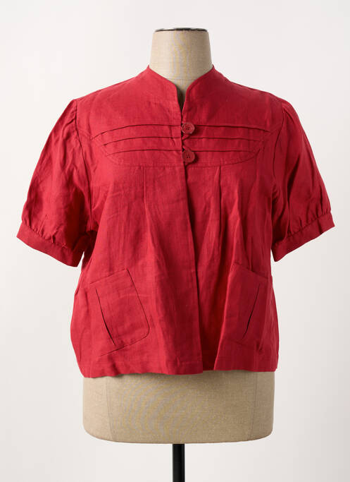 Veste casual rouge OPALINE pour femme