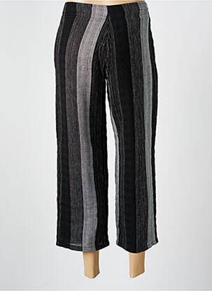 Pantalon 7/8 taille haute taille haute noir QUATTRO femme