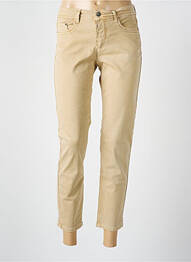 Jeans coupe slim stretch taille normale beige JENSEN femme