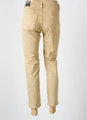 Jeans coupe slim stretch taille normale beige JENSEN femme