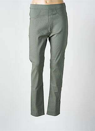 Jegging tissage denim taille normale vert NANA BELLE femme