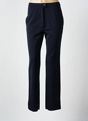 Pantalon slim poches taille haute bleu ARMOR LUX femme