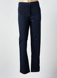 Pantalon droit stretch taille normale bleu YOULINE femme