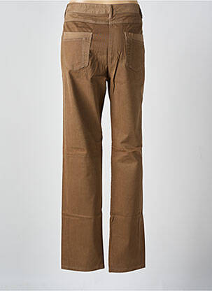 Pantalon droit stretch taille normale marron JOCAVI femme