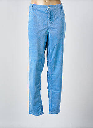 Pantalon droit stretch taille normale bleu GARDEUR femme