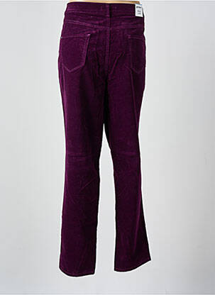 Pantalon slim stretch taille normale violet GARDEUR femme