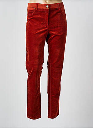 Pantalon slim stretch taille normale orange JOCAVI femme