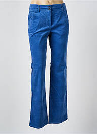 Pantalon droit stretch taille normale bleu OLSEN femme