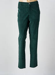 Pantalon slim stretch taille normale vert WALTRON femme