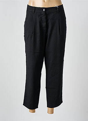 Pantalon 7/8 taille à pinces taille normale noir GARDEUR femme