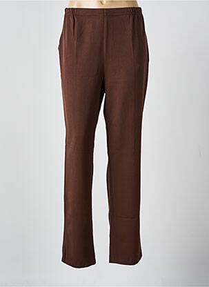 Jegging taille normale taille normale marron GUY DUBOUIS femme