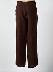 Pantalon droit marron QUATTRO pour femme seconde vue