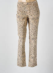 Pantalon slim beige WALTRON pour femme seconde vue