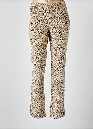 Pantalon slim beige WALTRON pour femme