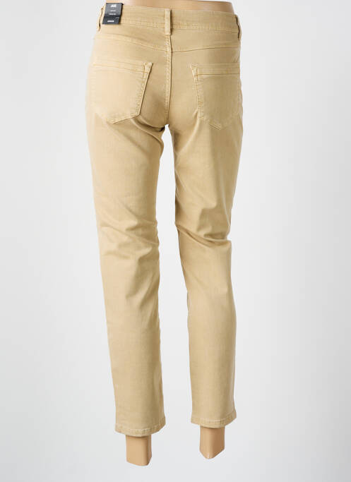 Jeans coupe slim stretch taille normale beige JENSEN femme