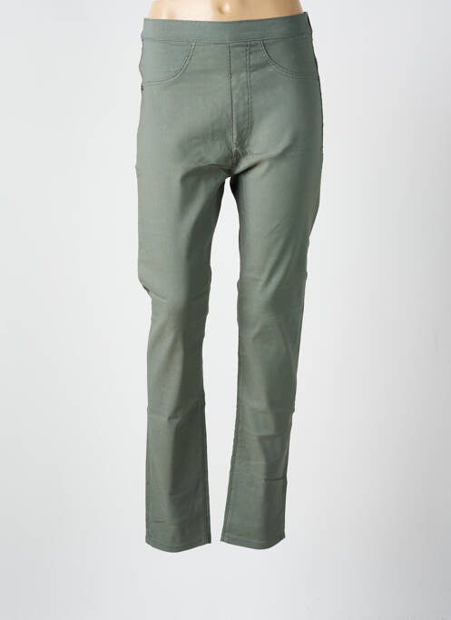 Jegging tissage denim taille normale vert NANA BELLE femme