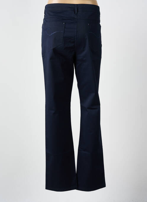 Pantalon droit stretch taille normale bleu YOULINE femme