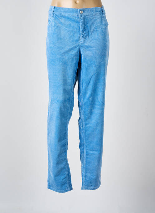 Pantalon droit stretch taille normale bleu GARDEUR femme