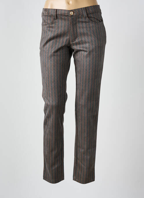 Pantalon slim stretch taille normale gris WALTRON femme